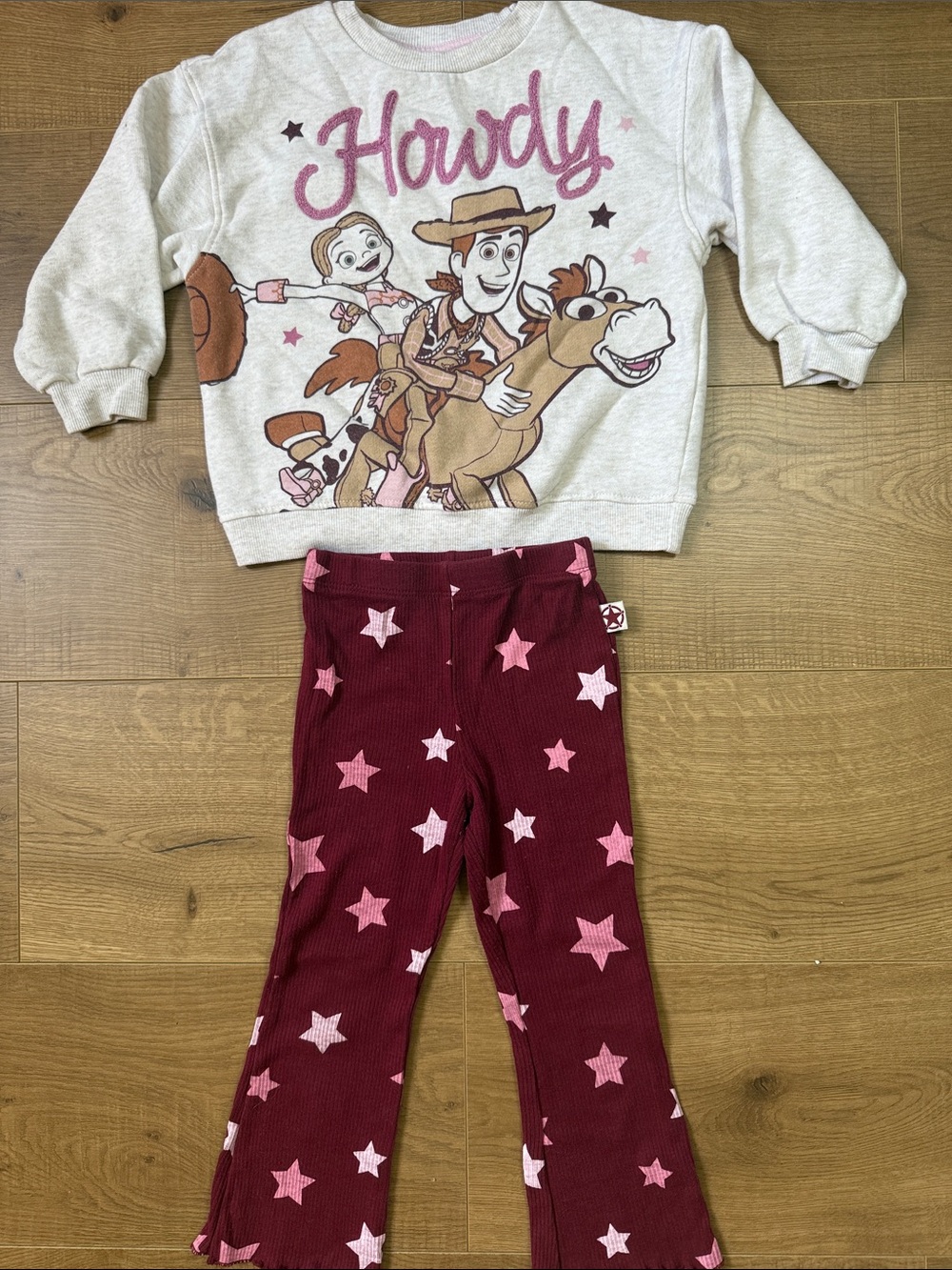 Howdy Toy Story Girls Sweatshirt & Star Leggings Set